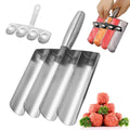 304 Stainless Steel Manual Meatball Maker Kitchen Tool for Fried Fish and Shrimp Durable Shape
