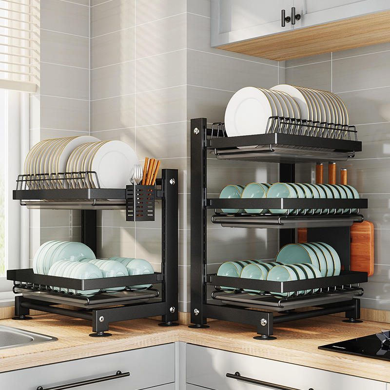 Kitchen Dish Storage Rack