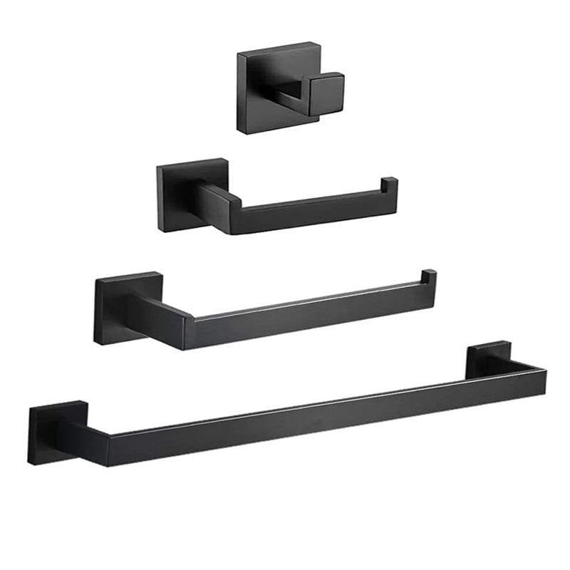 Stainless Steel Adhesive Wall-Mounted Toilet Paper Holder Rack Set