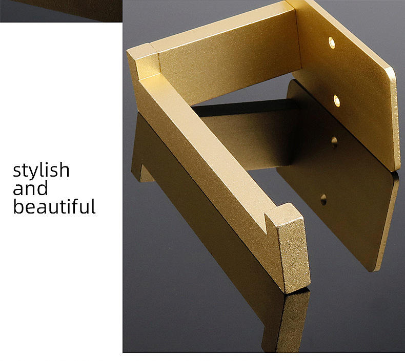 European Style Metal Toilet Paper Holder with Wall Mount Design