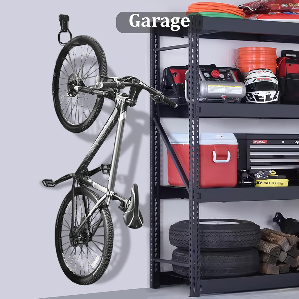 Bicycle Storage Rack Wall Mount Space Saving Vertical Garage Bike Holder Storage Stand