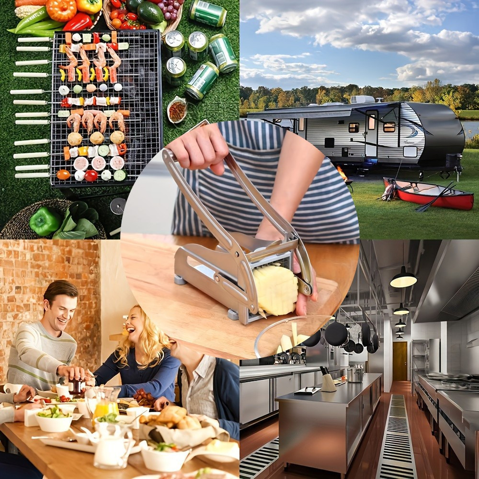 Professional Stainless Steel French Fries Cutter and Veggie Slicer