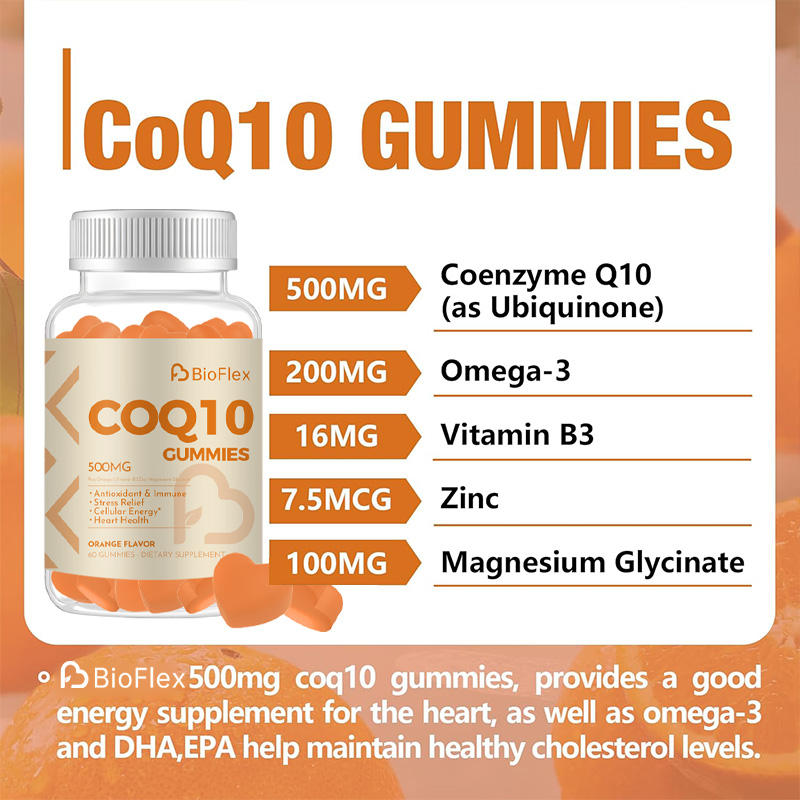 OEM Private Label HALAL CoQ10 Gummies - Antioxidant & Anti-Aging Supplement
