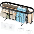 Bathroom Iron Wall Mount Organizer Shelf Set Stainless Steel Sink Caddy Sponge Holder Multifunctional Storage Shelves