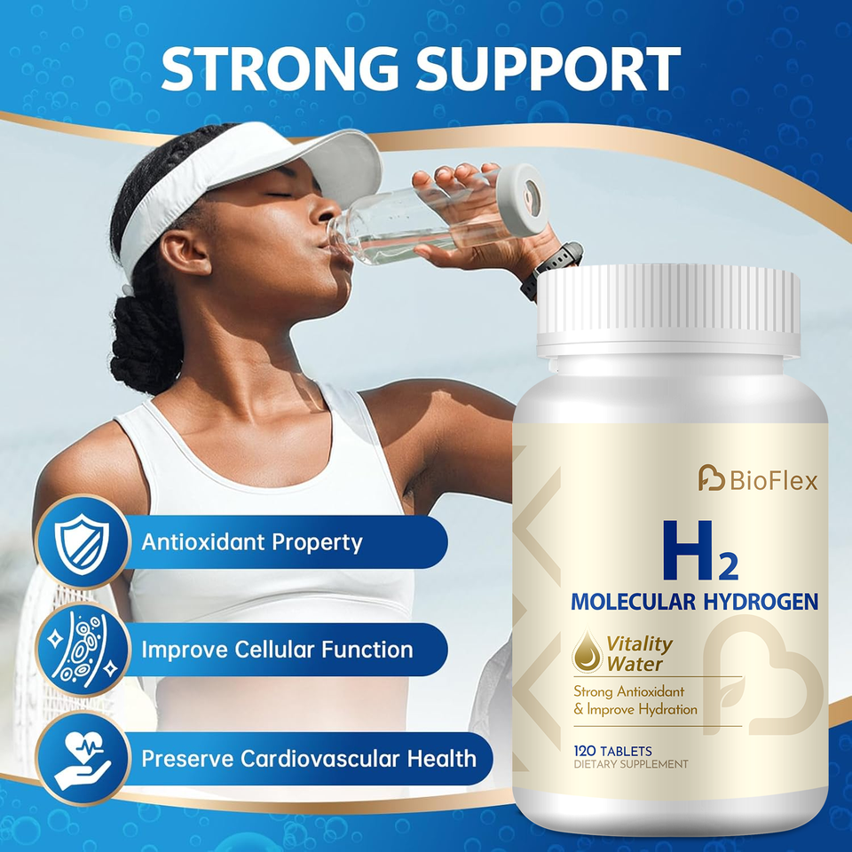 OEM Private Label 120 Tablets H2 Molecular Elemental Magnesium Hydrogen Wholesale for Adult Drinking Water Not for Newborns