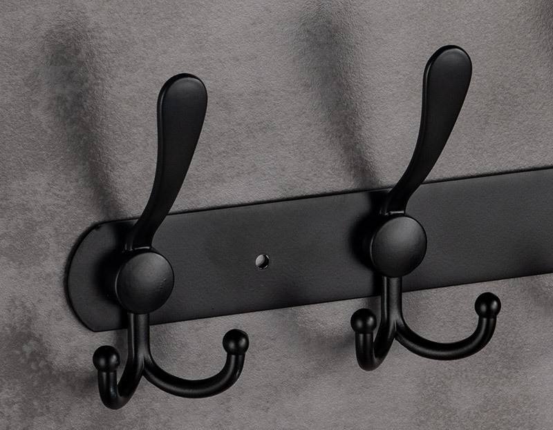 Stainless Steel Clothes Hook Rack with 5 Hooks