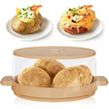 Microwave Safe Plastic Fresh-keeping Lazy Artifact Oven Baked Potato Cooker with Bacon Baking Boxes Utensils