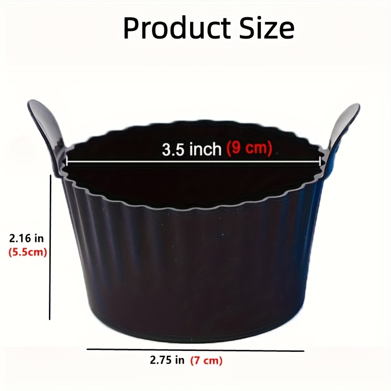 Modern Double-Thick Silicone Air Fryer Muffin-Egg Baking Forms Set