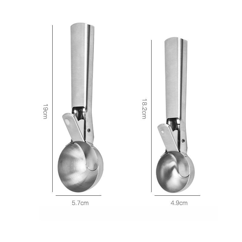 Stainless Steel Ice Cream Scoop with Trigger Release
