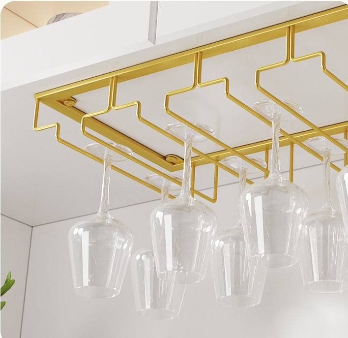 Creative Design Stemware Racks Wine Bottle Display Stand Wine Glass Holder