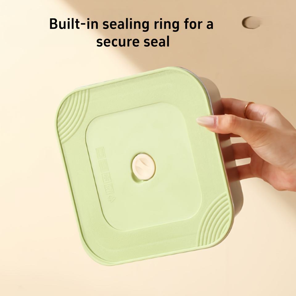 Double-Walled Stainless Steel Lunch Box Microwave-Safe Portable for Kids Students Office Workers Adjustable Storage Yogurt Ice Cream Cup