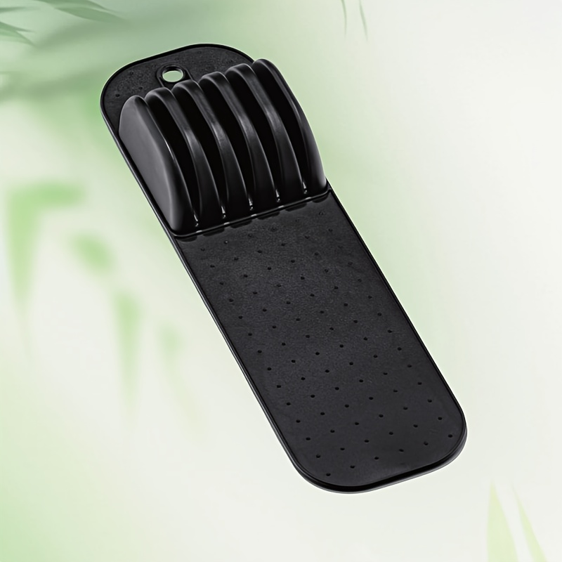 Modern Single-Stage Kitchen Knife Holder made of Silicone Universal Edge-Protected Organizer for Convenient Storage