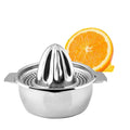 Manual Stainless Steel Lemon Juice Press with Filter and 10oz Cups