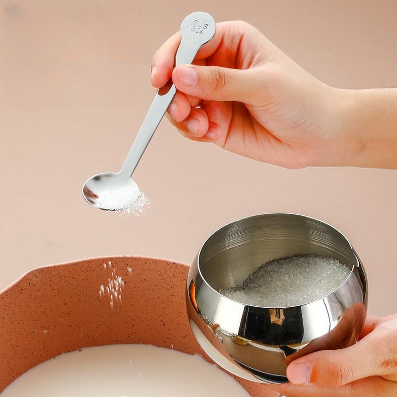 Salt Shaker Set - Stainless Steel Spice Jars for Visible Seasoning