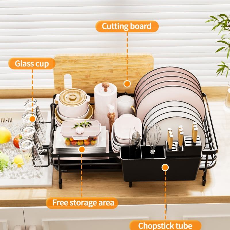 Modern Adjustable Single Bowl Kitchen Sink Rack