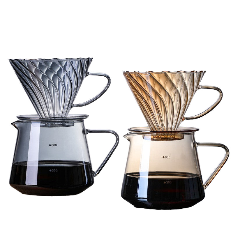 Glass Coffee Dripper with Glass Handle