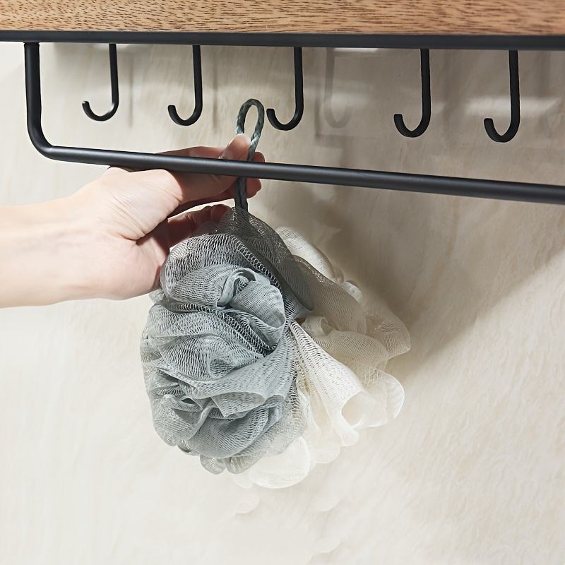Multifunctional Wall-Mounted Bathroom Shelf for Bathrooms, Kitchens, Vanities, and Vanity Areas