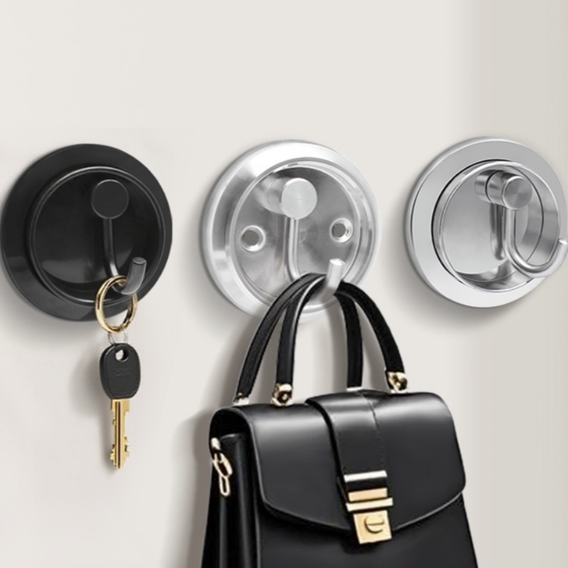 Stainless Steel Hidden Folding Clothes Hook Wall-Mounted Eco-Friendly for Bedroom Living Room Closet Hotel Home