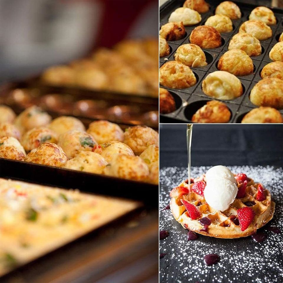 Stainless Steel Funnel for Cupcakes, Waffles, Cakes, Batter, Handheld Pancake Batter Dispenser and Mixer