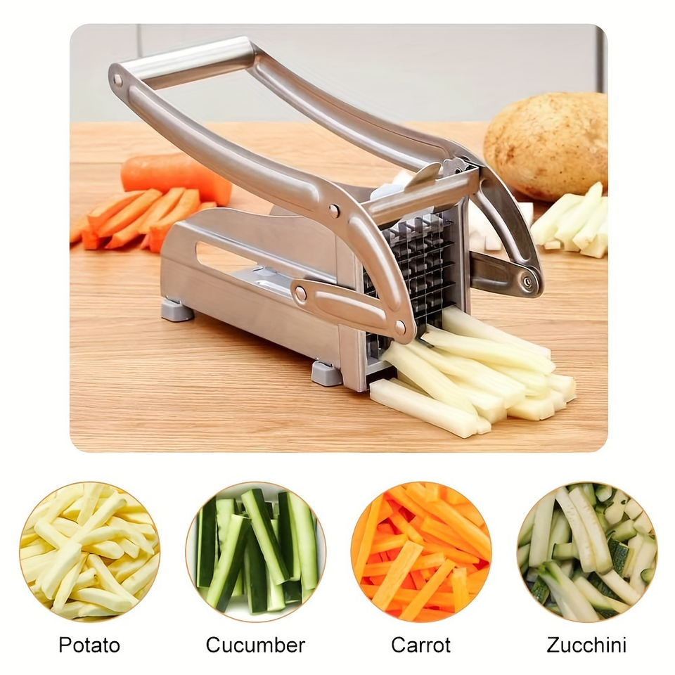 Professional Stainless Steel French Fries Cutter and Veggie Slicer