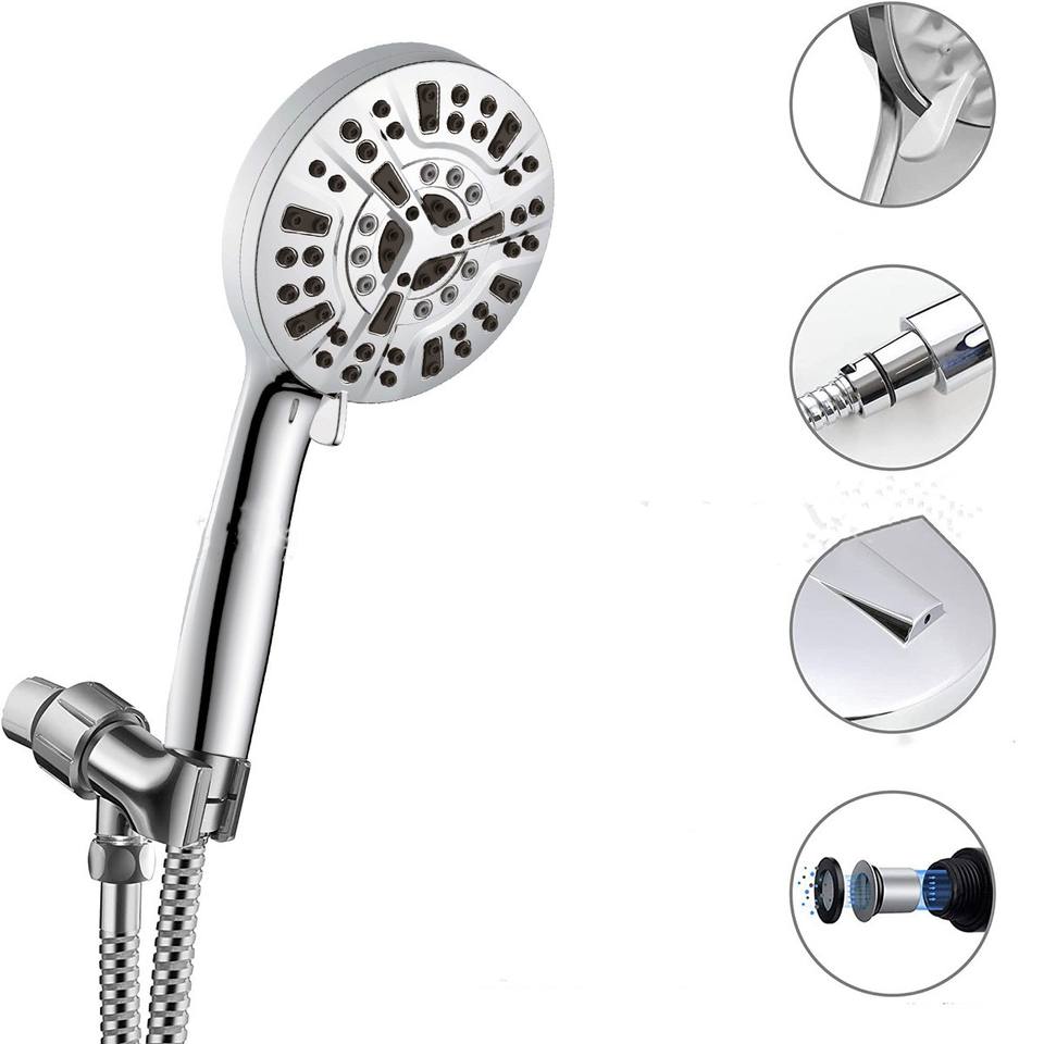 High-Quality Handheld Stainless Steel High Pressure Rain Shower Head Set