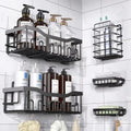 Multifunctional Bathroom Shelf Organizer without Drilling - Bathroom Soap Organizer Wall-Mounted Bathroom Storage Rack