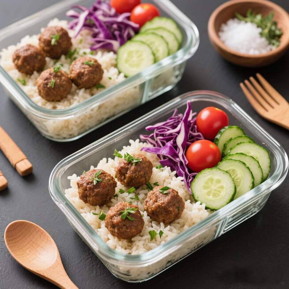 5-Pack 1040ML High Borosilicate Thick Glass Food Container Set Adult Bento Lunch Box