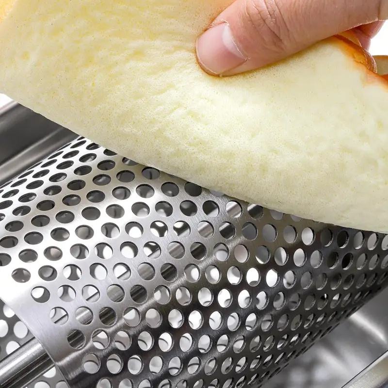 Stainless Steel Butter Roller - Evenly Spread Butter with Gentle Rolling Motion for Baking, Grilling, Picnics, BBQs
