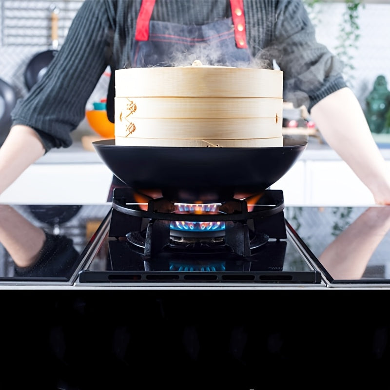 Bamboo Steam Basket 2-Tier Eco-Friendly Steamer for Cooking and Serving with Lid