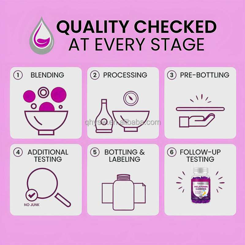 OEM Private Label Maximum Strength Natural Vegan 10mg Melatonin Gummy Sleep Supplement