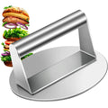 Stainless Steel High-Performance Hamburger Press for Flat Top Grills - Meat and Poultry Tool