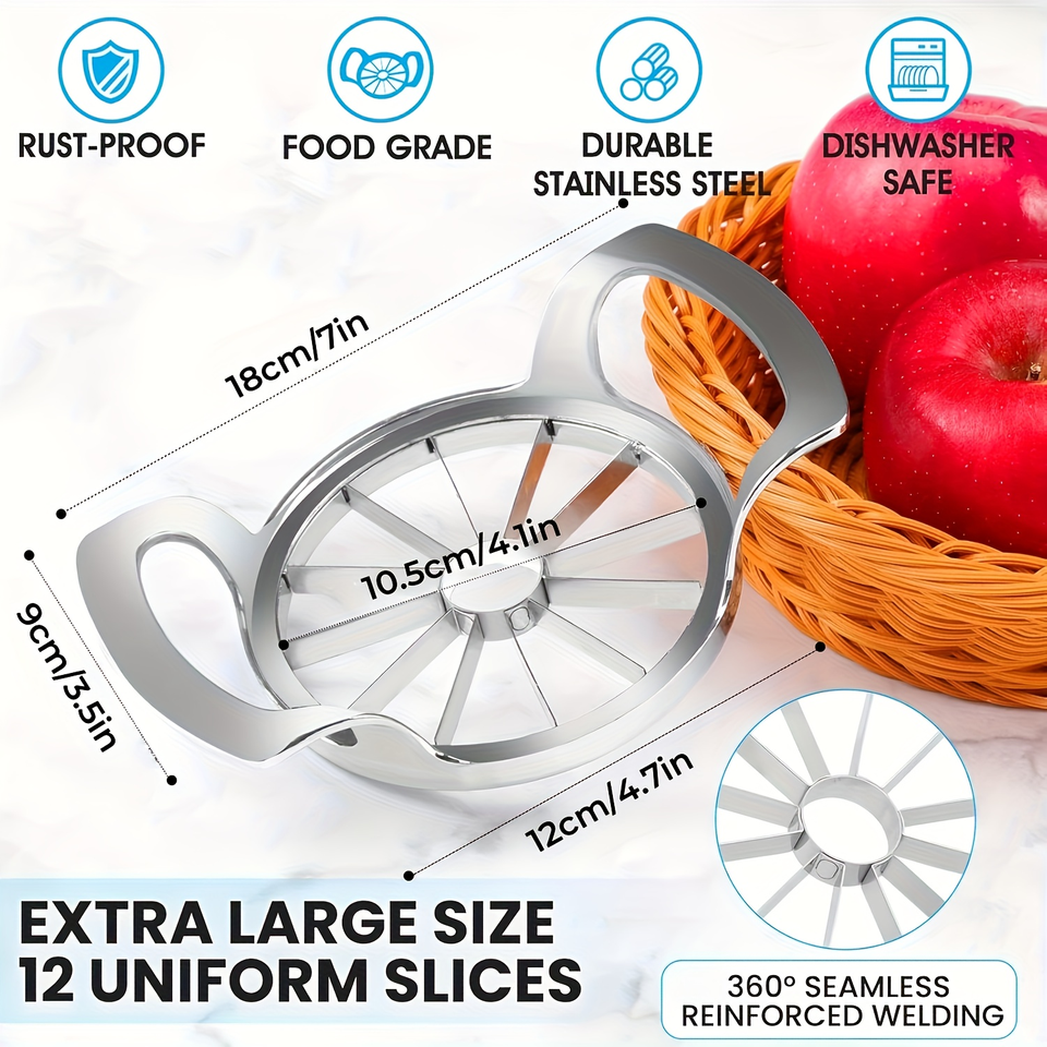 Stainless Steel Apple Cutter Vegetable Tools Kitchen Utensil for Fruit and Vegetable Preparation