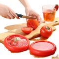 Mini Silicone Food Storage Container - Reusable Fruit Vegetable Holder for Fresh Kitchen Storage