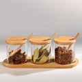 Bestselling Kitchen Spice Jar Set with Spice Jars and Lids Salt and Pepper Containers Food Storage Box with Spoon