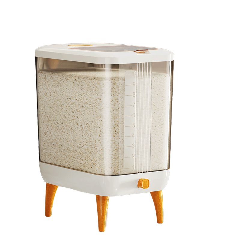 Large Vacuum Insect and Moisture-Resistant Plastic Storage Box for Rice Double As Fridge Organizer - 5 kg Capacity