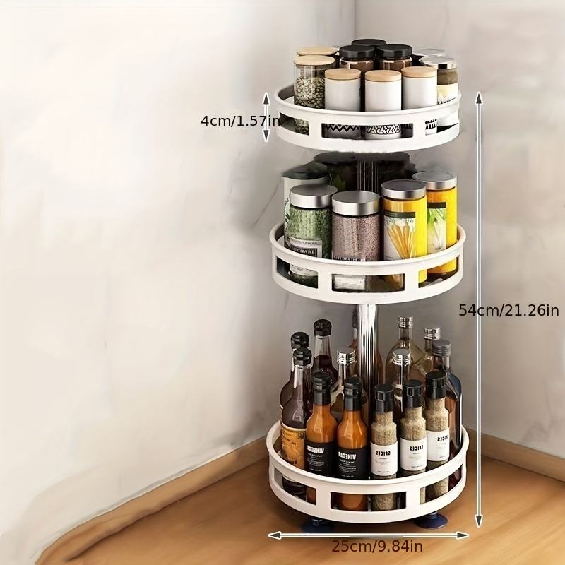 Rotating Kitchen Spice Rack and Organizer