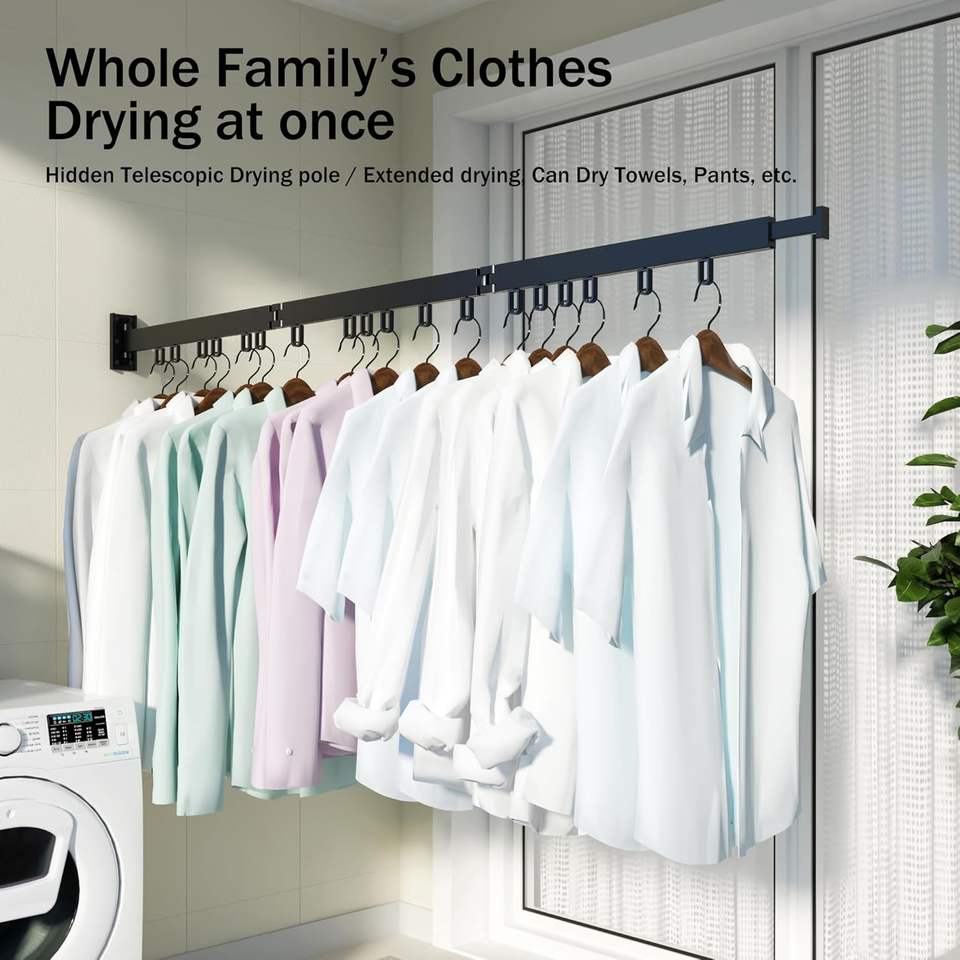 Aluminum Alloy Folding Drying Rack Clothes Hanger