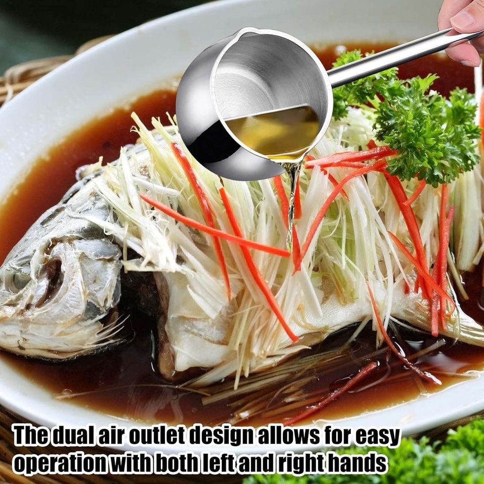 Stainless Steel Mini Kitchen Utensils Set Including Oil Pouring Pan, Butter, Chocolate Melting