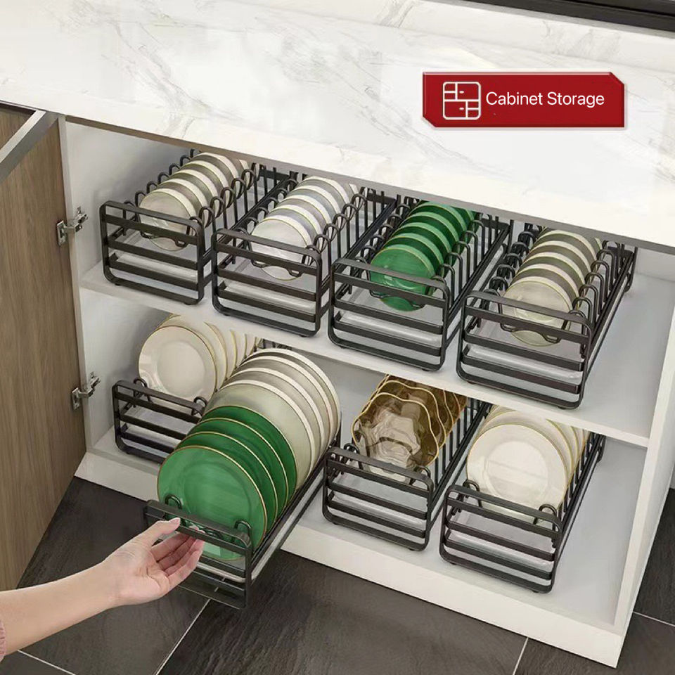 Kitchen Dish Plate Storage Organizer Rack for Kitchen Countertop