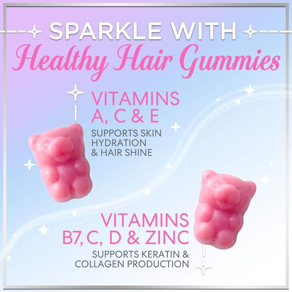 OEM Private Label Vegan Biotin Gummies for Healthy Hair, Skin & Nails Supplements Organic Vitamins for Adult Hair Growth