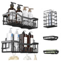 Metal Wall Shower Shelf for Bathroom Storage of Shampoo and Gel