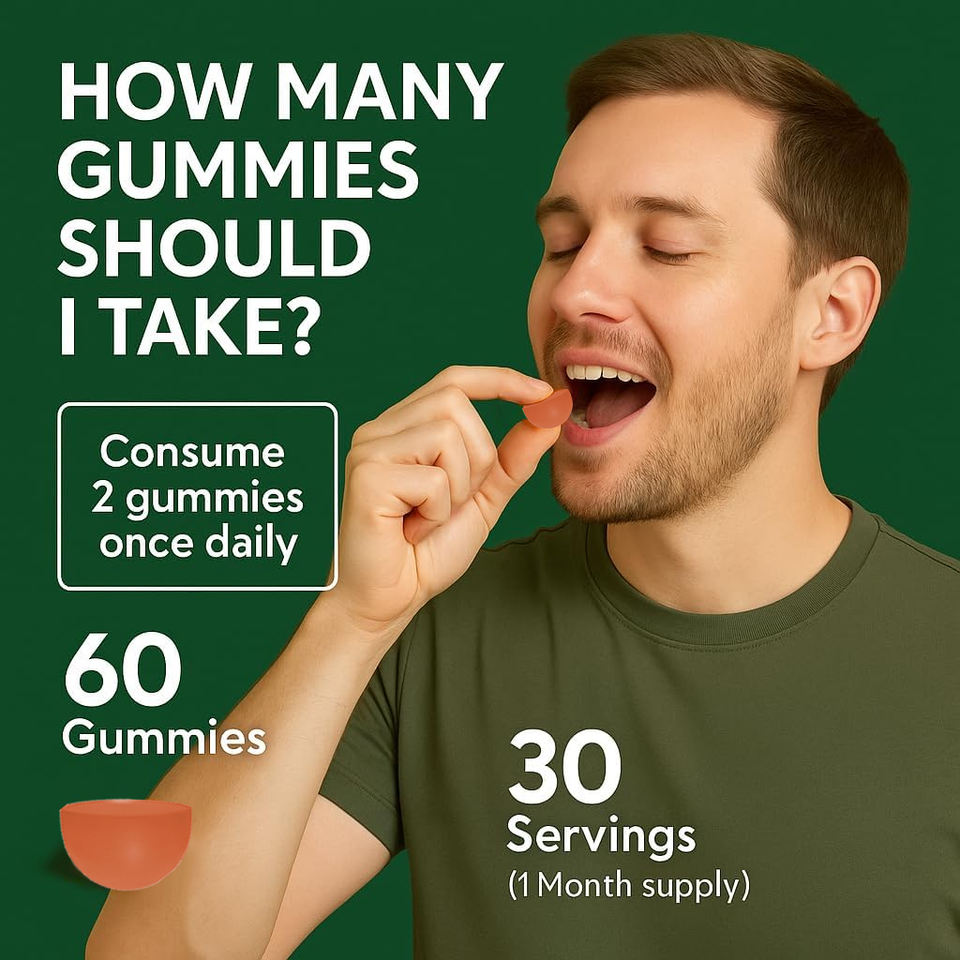 BioFlex 4000mg Pure Himalayan Gold Shilajit Gummies with Ashwagandha