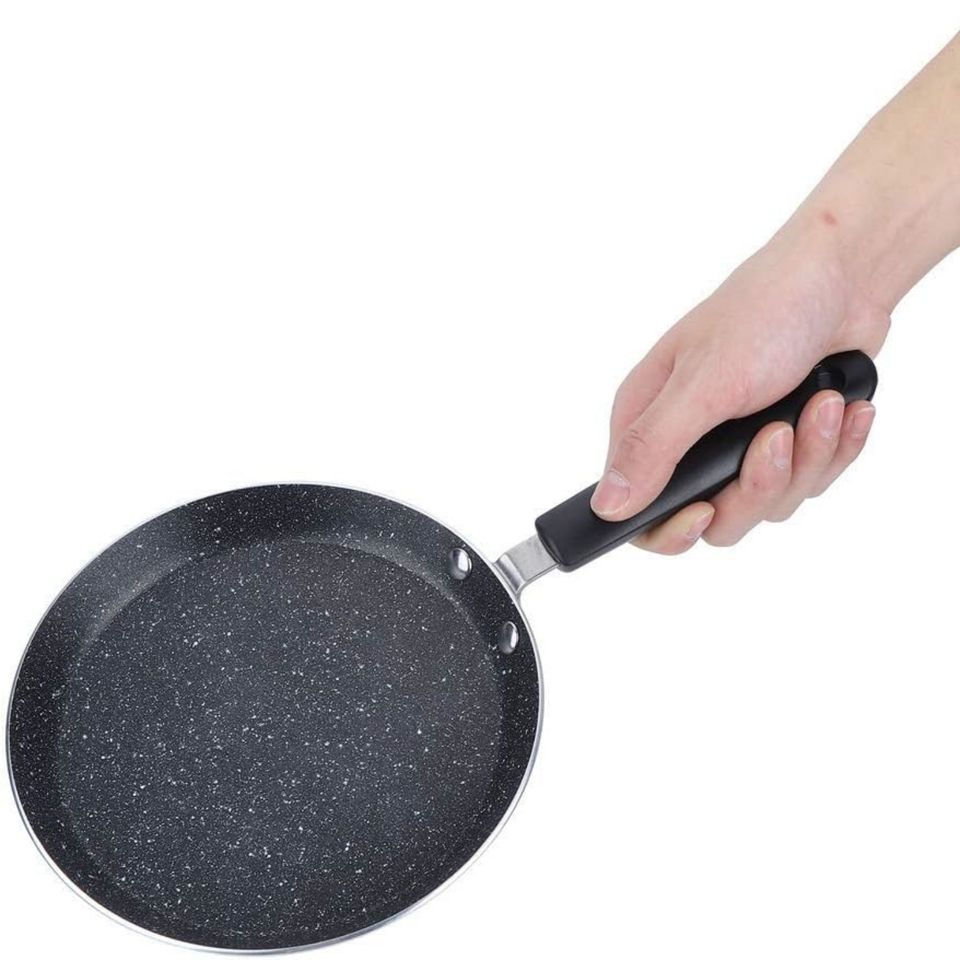 Granite Coating Fry Pan for Healthy Cooking, Induction Compatible