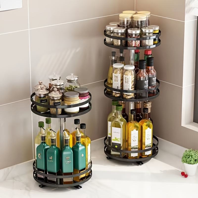 Rotating Kitchen Spice Rack and Organizer