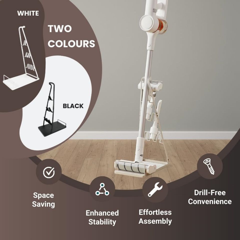 Adjustable Durable Metal Organizer for Portable Multipurpose Handheld Vacuum Holder