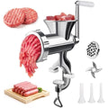 Manual Tabletop Pork Meat Grinder Sausage Stuffer & Meat Grinder Hand-Operated Kitchen Tool for Homemade Pies and Sausages
