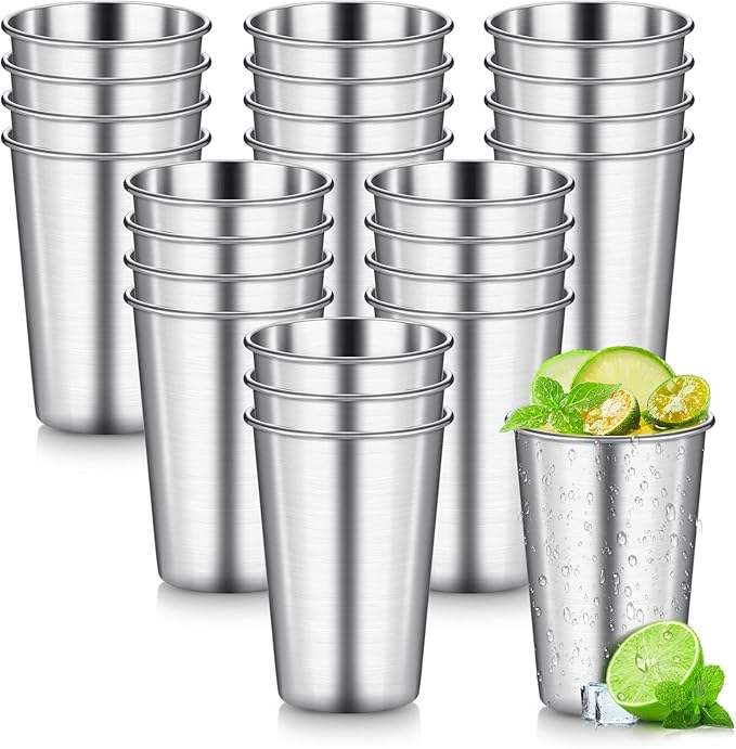 Stainless Steel Beer Mug - Durable Metal Cup for Bar-Grade Drinks