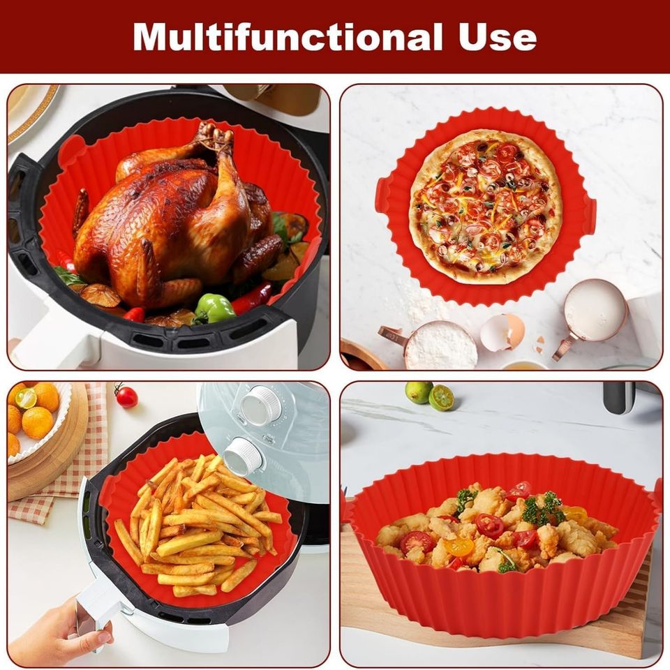Silicone Nonstick Air Fryer Baking Pans