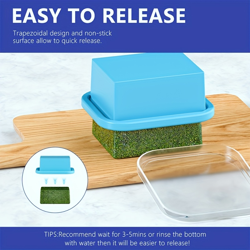 Silicone Freezer Box with Lid 500ml Meal Prep Container Reusable Soup Freezing Molds for Storing Soup, Broth, Sauce Back to School