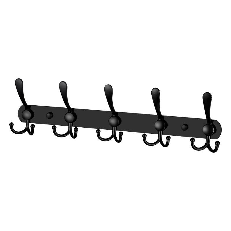 Stainless Steel Clothes Hook Rack with 5 Hooks